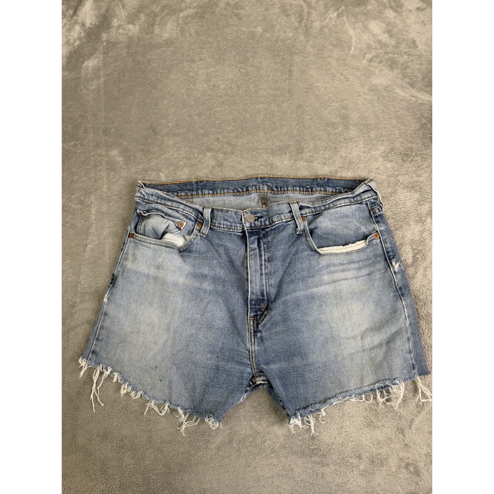 Levi's 512 Denim Jean Shorts Women's Size 38 Blue